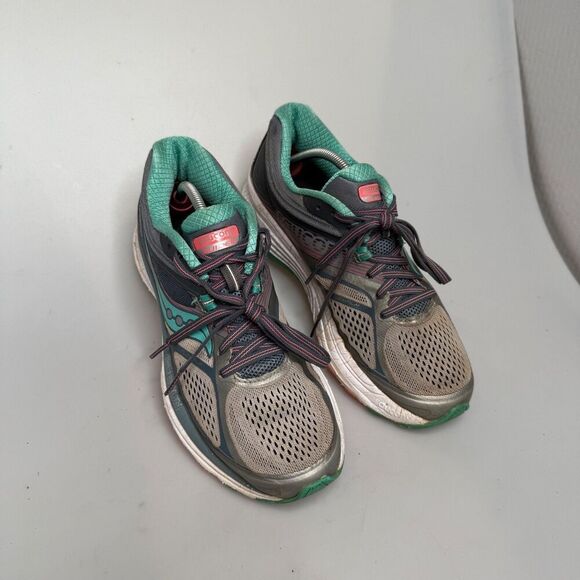 Saucony Guide 10 Everun Women’s Size US 8 UK 6, EU 39 Teal & Gray Running Shoes - Picture 15 of 16